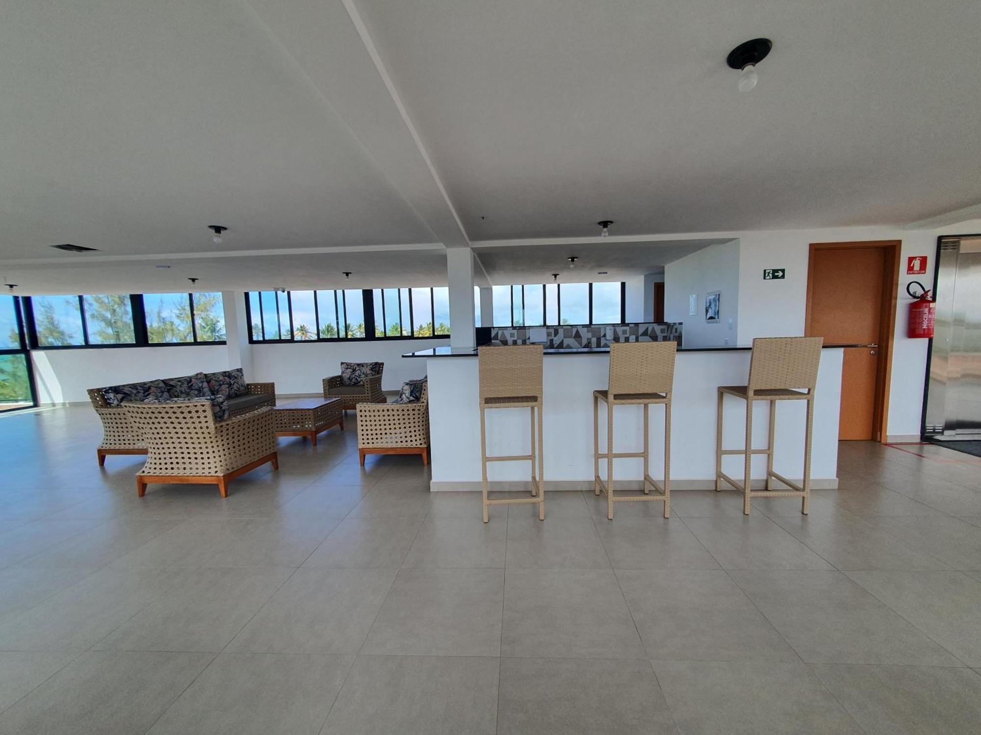 Flat Mobiliado A 15 M Da Praia Ipojuca Exteriör bild